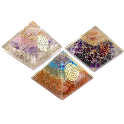 40 x 5.5cm Orgonite Pyramids